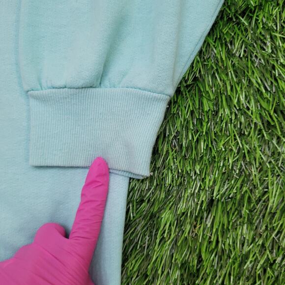 Vintage 80s Bunny Skiing Sweatshirt Womens XL 22x22 Boxy USA - Picture 7 of 15